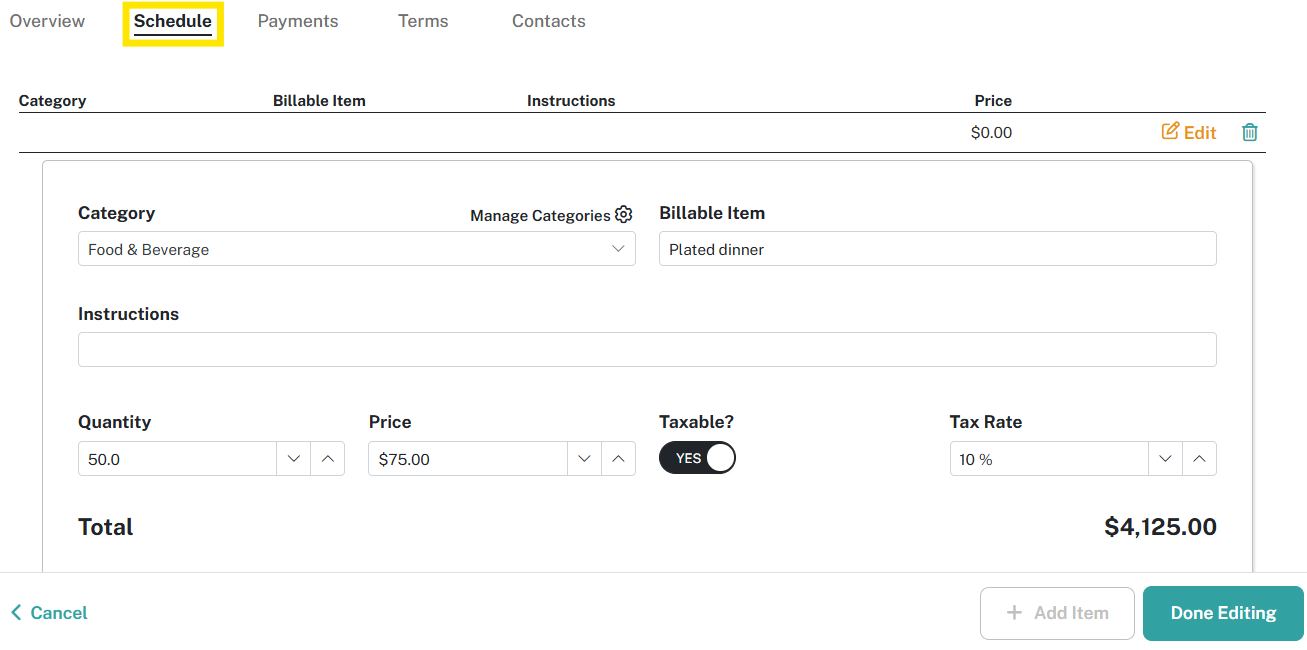 schedule + billable items - vendor example.png